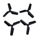 thumbnail image 3 of 4 Hélices RC Estables De 3 Palas Para Reemplazo De Drones Quadcopter De Espuma X72S, 3 of 3
