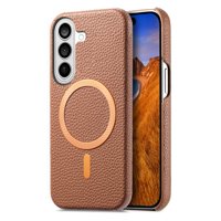 Funda Foxdock Para Samsung Galaxy S26 Pro Magnética, Protección Contra Caídas, Con Soporte Y Ranuras Para Tarjetas-Marrón