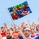 thumbnail image 4 of Los Súper Héroes Bandera impresa con temática, regalo perfecto para fanáticos, amigos y familiares, y adecuada para actividades al aire libre e interiores, decoraciones de fiesta. 120*180CM, 4 of 6