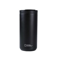 National Geographic - Mug Acero Inoxidable Tapa Flip Antideslizante 350Ml Negro