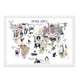 thumbnail image 1 of Cuadro Animal World con Marco Blanco, 1 of 1