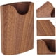 thumbnail image 2 of Estuche para tarjetas de presentación de escritorio, tarjetero de madera, esencial para viajes, madera maciza., 2 of 7