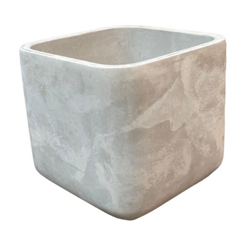 Pottery - Maceta Cemento Cuadrangular 7Cm - 671