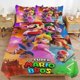 thumbnail image 1 of Super Mario 3-Piece Comforter Set for Bedroom Super Mario Bedding Set for Kids Adults Soft Microfiber Duvet Cover Set with Zipper Closure, 1 of 5