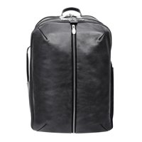 Mochila Mckleinusa Englewood Leather Para Portátil De 17"", Negra