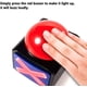 thumbnail image 4 of 2 piezas de timbre de respuesta de juego, caja de botón de alarma con sonido y luz, juguete de utilería para concurso de fiestas, timbre de trivia con talento para niños y adultos, 4 of 6