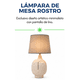 thumbnail image 2 of Lámpara de Mesa Rostro Minimalista 34cm y Ampolleta: Arte Contemporáneo e Iluminación de Vanguardia, 2 of 11