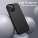 thumbnail image 4 of Funda JeTech Silicone para iPhone 14 de 6.1 pulgadas, color negro, 4 of 6