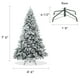thumbnail image 3 of Árbol de Navidad Casafield realista con revestimiento de nieve, 2,3 m, con soporte, 3 of 3