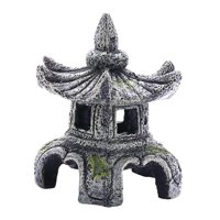 Ioensy - Adorno De Acuario, Casa Cueva De Roca, Artesanía, Decoración De Tanque, Área De Escondite, Lámpara De Piedra