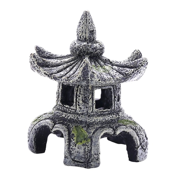 Adorno De Acuario, Casa Cueva De Roca, Artesanía, Decoración De Tanque, área De Escondite, Lámpara De Piedra