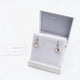 thumbnail image 3 of Aros Punto de Luz Plata Italiana 925 y Cristal Genuino Golden Shadow, 3 of 4