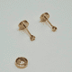 thumbnail image 1 of Aros abridores para bebé y niña, modelo grifa P rosa, oro 18k, 1 of 3