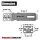 thumbnail image 2 of Pasador de seguridad para puerta JQK DL130-BN de acero inoxidable de 5 pulgadas, 2 of 8