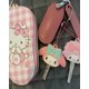 thumbnail image 3 of Fundas para llaves kawaii, bonito llavero, bonito accesorio para bolso, llavero con melodía, para vacaciones, rosa, tamaño mediano, 3 of 7