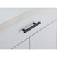 thumbnail image 3 of Tirador de barra Elegant Decor de 19 cm, negro mate, set de 10, 3 of 6
