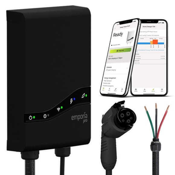 Cargador Para Vehículo Eléctrico Pro Nivel 2 48 A 240 V J1772