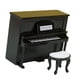 thumbnail image 3 of Casa De Muñecas Adornos De Piano Muebles Accesorios De Jardín De Hadas Escena De Vida 1:12 Negro, 3 of 5