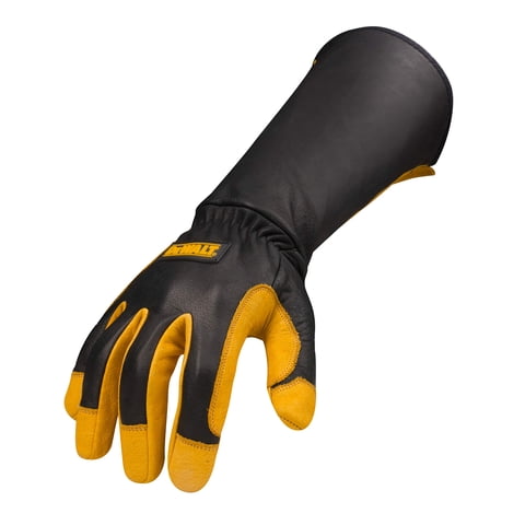 Guantes De Soldadura Dewalt De Piel De Primera Calidad Resistentes Al Fuego Y Al Calor