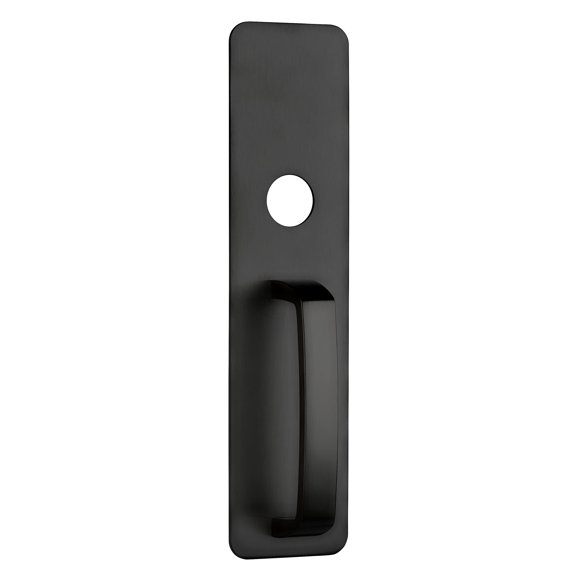 Tirador de puerta BRINKS con mango negro mate de 14 cm