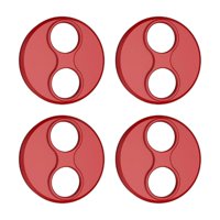 Bothyi - 4X Cubierta De Protección Del Motor Durable Impermeable Para Mini Drone Mini 4 Pro Accesorio Rojo