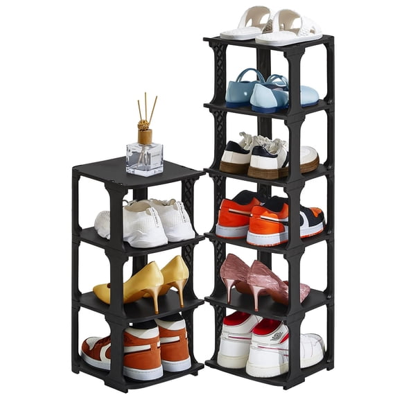Organizador de zapatos HHK HenHaoKan de 5 niveles, estrecho, negro