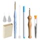 thumbnail image 3 of 7 Uds. Kits De Bordado Con Aguja Perforadora, Herramientas Con Mango De Madera Style02, 3 of 5