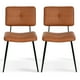thumbnail image 1 of Pack 2 Silla Comedor Karomi Vintage Pu Café, 1 of 6