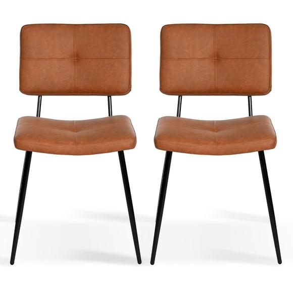 Pack 2 Silla Comedor Karomi Vintage Pu Café