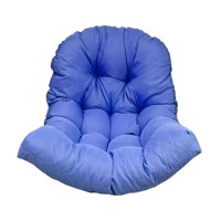Magideal - Cojín Para Silla Colgante, Cojín Para Asiento De Silla De Exterior, Cómodo Cojín Para Silla Columpio, Alfombrilla Para Silla De Jardín Para Decoración Azul Brillante