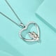 thumbnail image 3 of Collar mujer gato mascota plata 925, 3 of 3