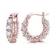 thumbnail image 1 of Exquisite Zircon Hoop Earrings, 1 of 5