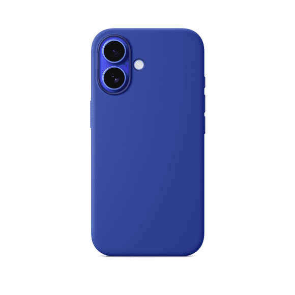 Carcasa Silicona Iphone 16 Azul