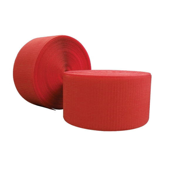 Cierre de gancho ENVIROLITE de 10 cm de ancho y 13 m de largo, rojo, nylon