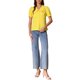 thumbnail image 2 of INSPIRE CHIC Blusa de Mujer Cuello Peter Pan Manga Corta Abullonada Camisa Retro S Amarillo, 2 of 6
