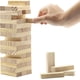 thumbnail image 1 of Juego de torre de madera de 15 cm, juego de construcción con bloques para niños y adultos, juego de torre derribable al aire libre, un juego, 1 of 5