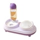 thumbnail image 3 of Bebedero Práctico Cuenco De Comida Para Gatos Inclinado Para Conejo Perro Pequeño Mediano Violeta, 3 of 5