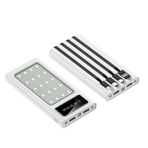 Monkeywatch - Power Bank 20000 Mah Carga Rápida Luces Para Camping Multifuncional