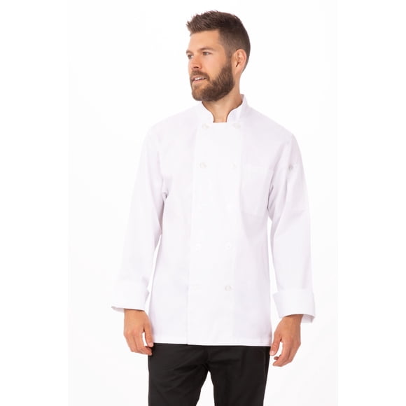 Chaqueta de Chef Le Mans Unisex - Blanca/M | Chef Works