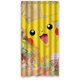 thumbnail image 1 of Cortina de ducha con diseño de Pikachu de anime japonés, juego de cortinas de baño con ganchos, tamaño 36 x 72 pulgadas, 1 of 3