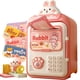 thumbnail image 3 of Alcancía gato caja fuerte con huella rosado, 3 of 3