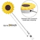 thumbnail image 4 of Porta credencial de girasol, costuras precisas, correa reforzada, fácil de usar, pinza de cocodrilo, un regalo ideal para mujeres (1), 4 of 6