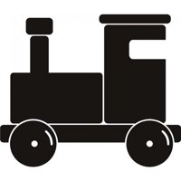 Rienda Libre Graphics - Decomural Train Childrens Nursery Ws-19053