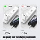thumbnail image 4 of Bloque de carga USB C, carga rápida de doble puerto de 20 W, x4, blanco, 4 of 8
