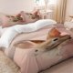thumbnail image 1 of 3pcs Cute Bunny Peeking Out Themed Bedding Set Including Duvet Cover And Pillowcases Soft And Comfortable, 1 of 5