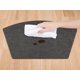 thumbnail image 3 of REGALWOVEN Juego de 6 Manteles Individuales de Cuero Sintético para Decoración de Mesa de Comedor de Cocina Lavables Resistentes al Calor Manteles Individuales Limpiables Negro 19*12in, 3 of 7