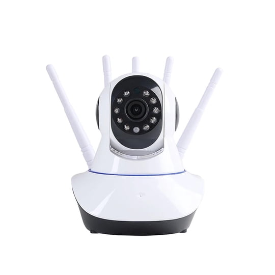 Genérico - Camara Seguridad Ip Wifi 5 Antenas 360° Blanca