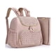 thumbnail image 1 of Mochila Pañalera Elegante Pequeña con Bolsillos Térmicos - Rosado, 1 of 3