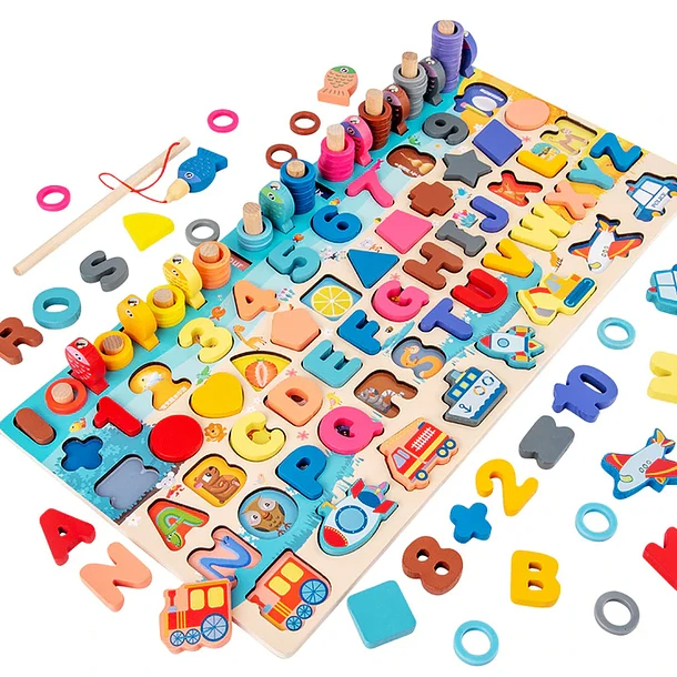 Tabla Montessori Juguete Educativo De Madera