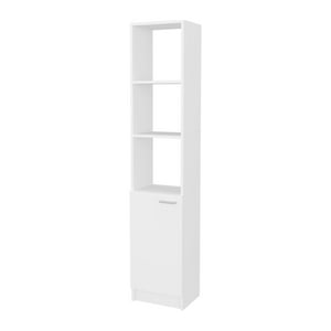 Fmfurniture - Estante Organizador Baño 1 Puerta Fm-011B - Blanco